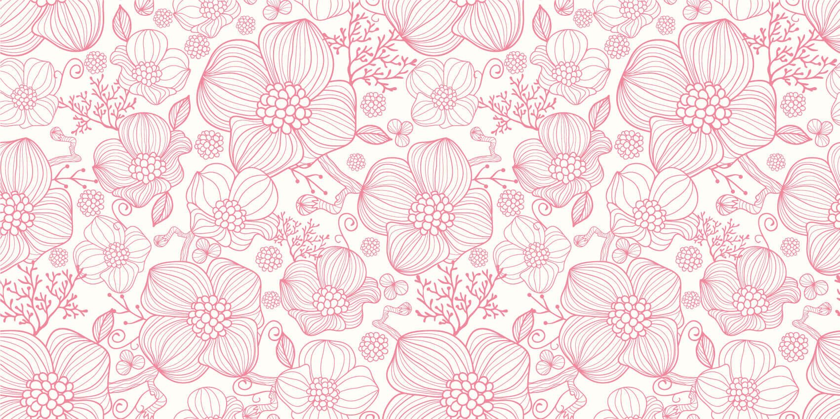 Grandes fleurs roses main product photo