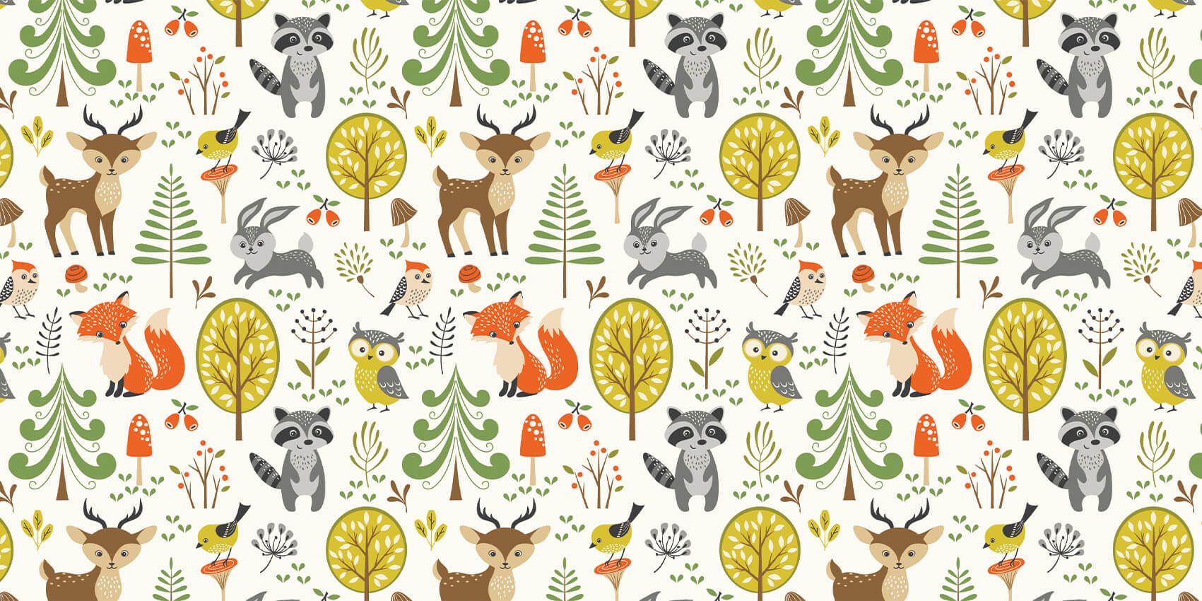 Animaux dans la forêt