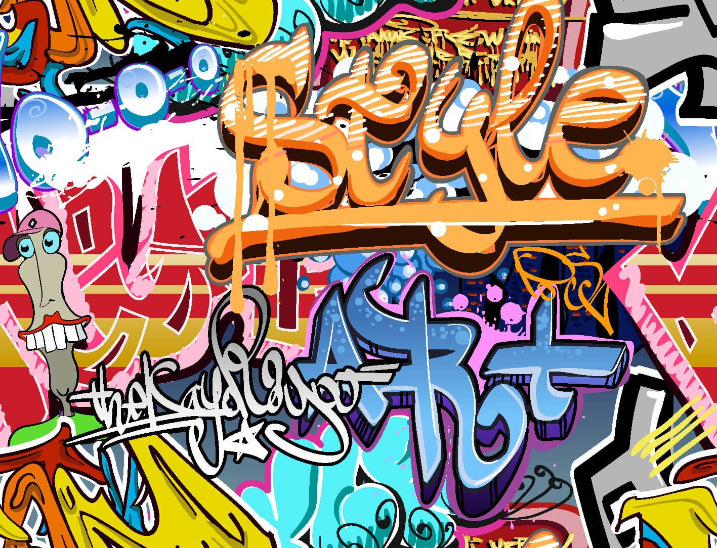 Texte graffiti main product photo