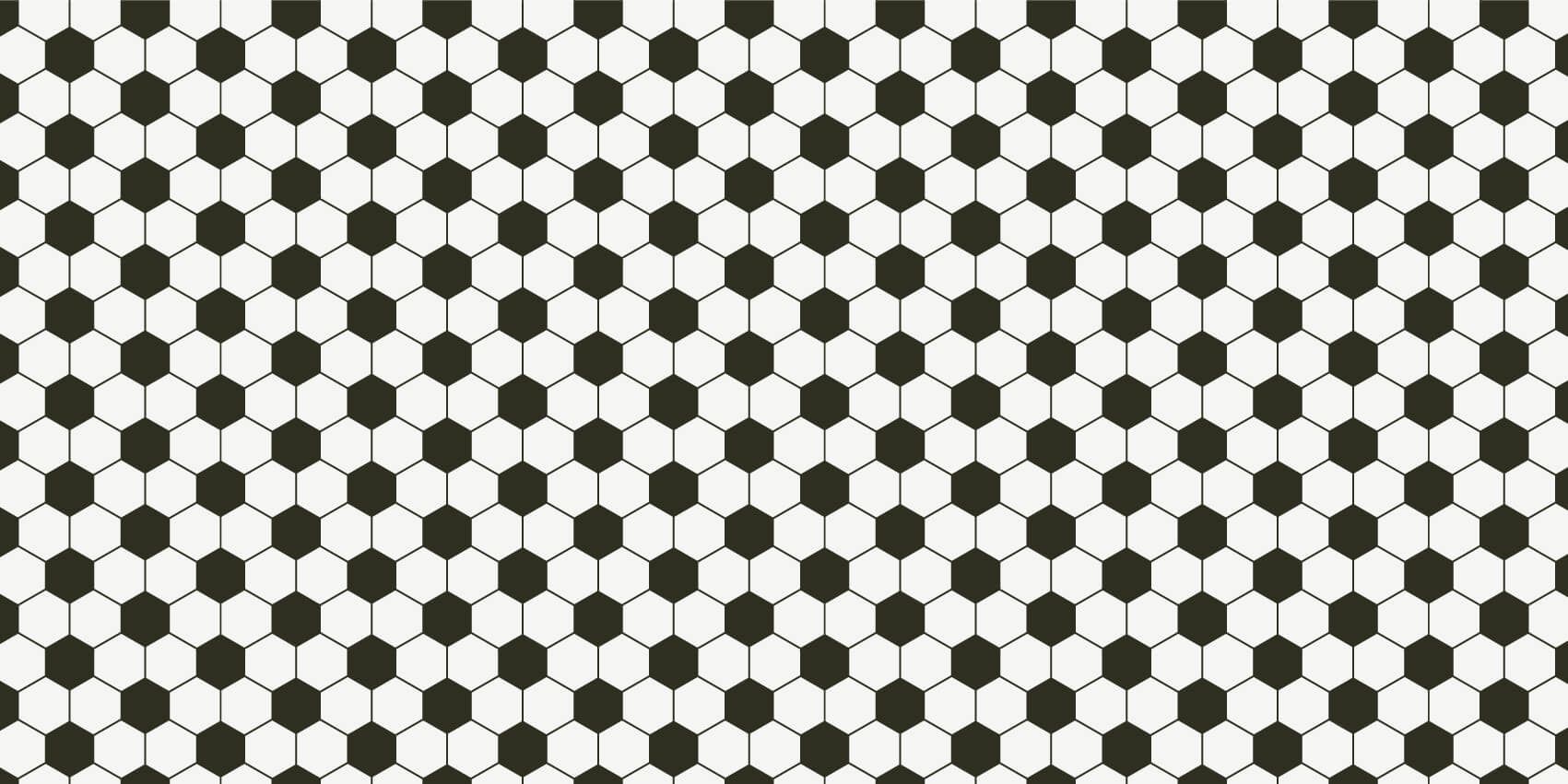 Polygones géométriques noir et blanc main product photo