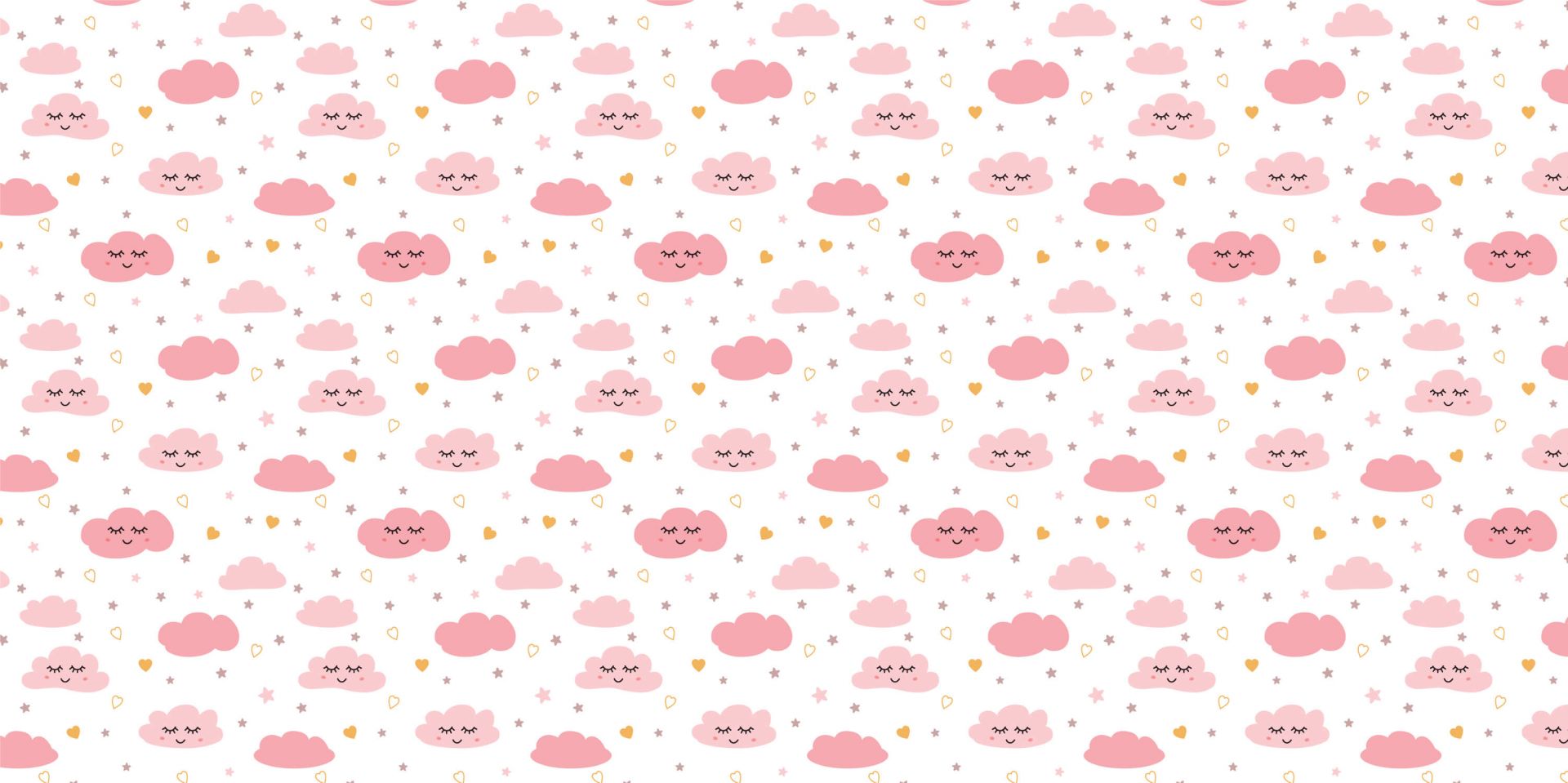 Nuages roses