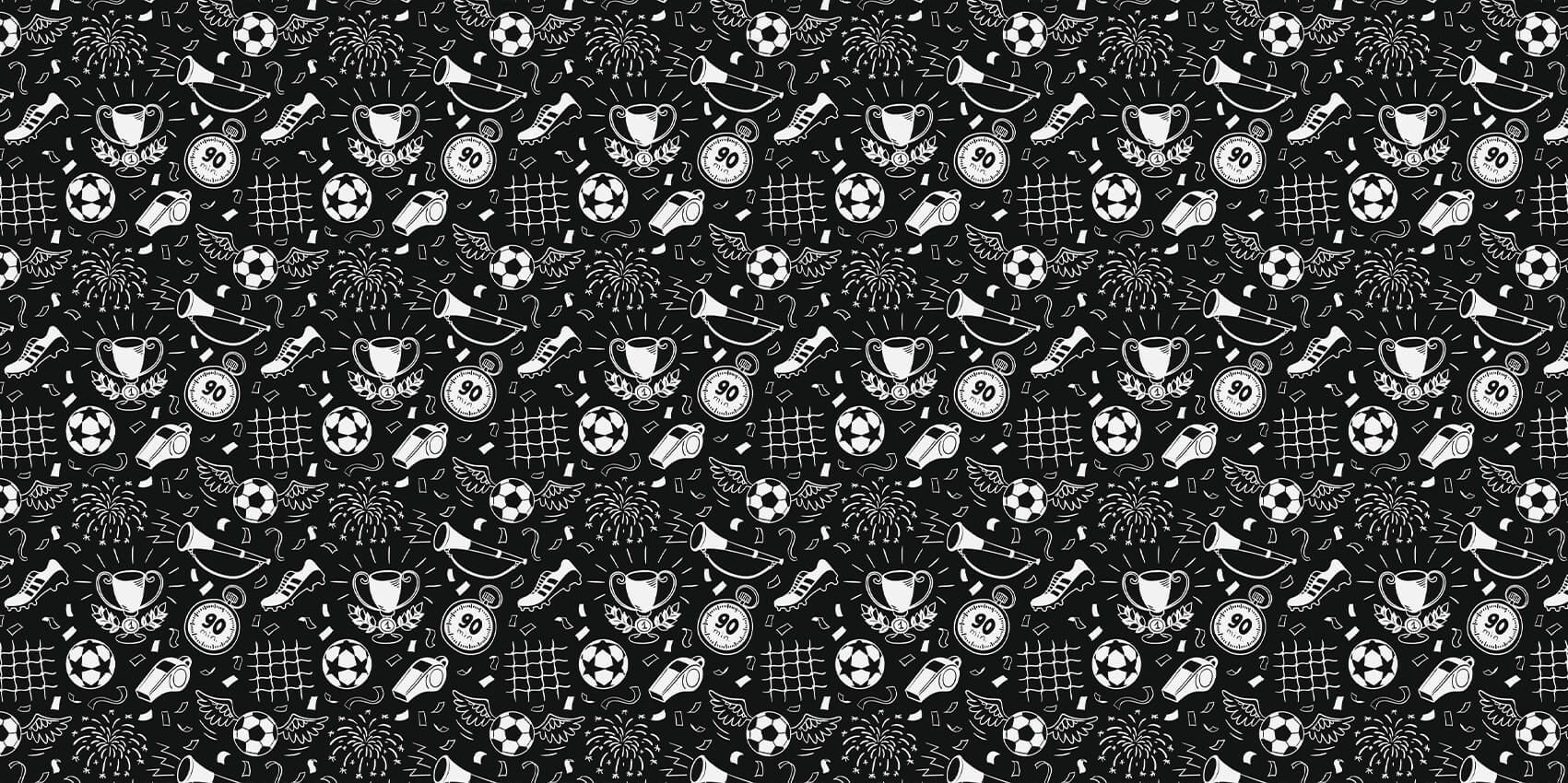 Le football en noir et blanc Le football en noir et blanc