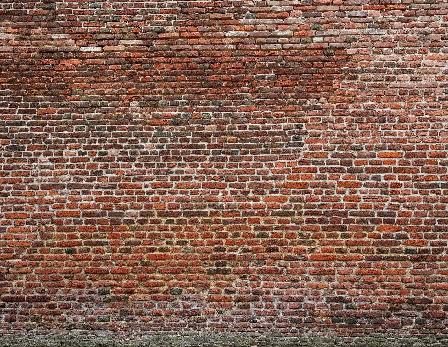 Mur extérieur restauré
