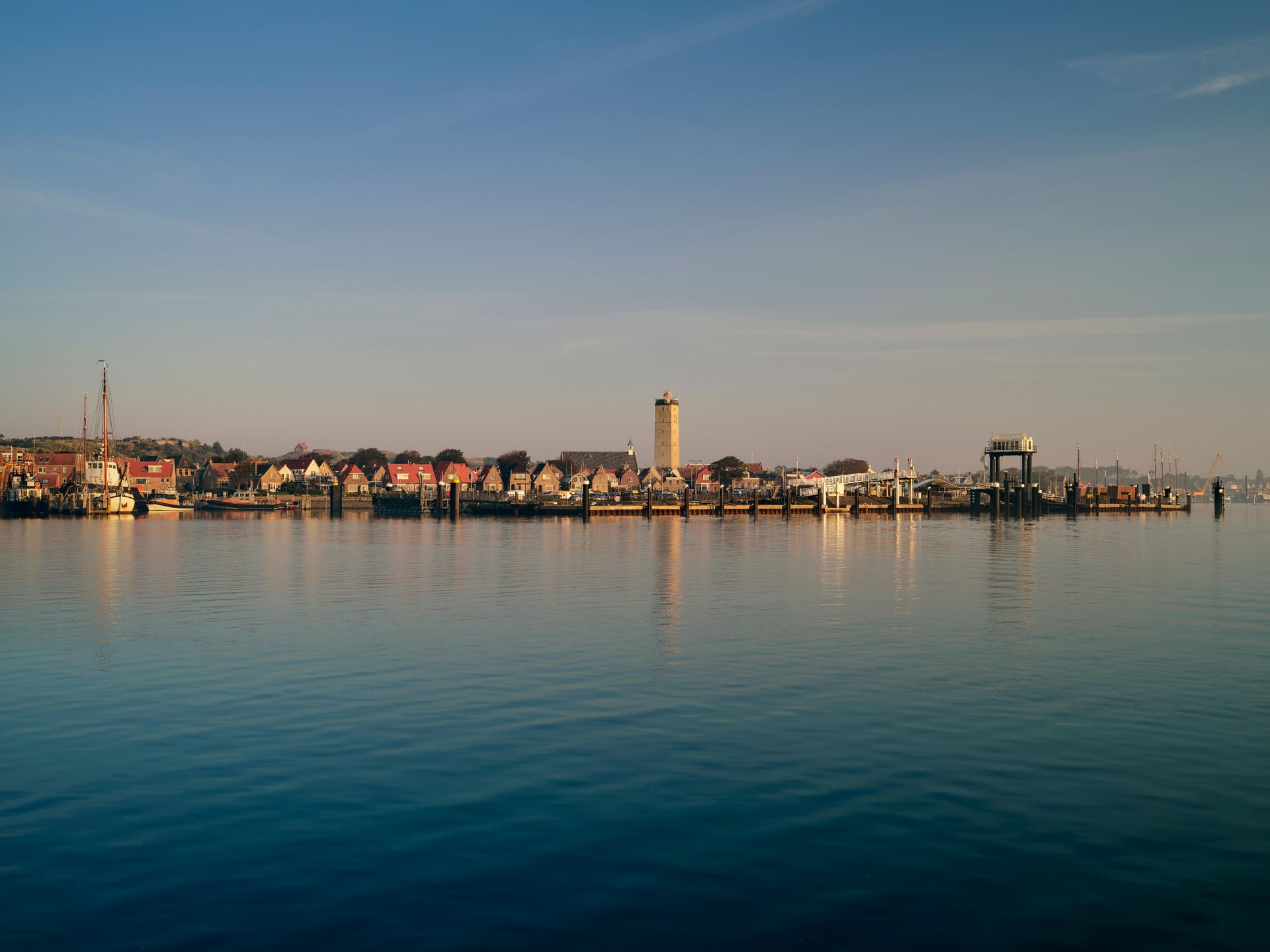 Port avec phare