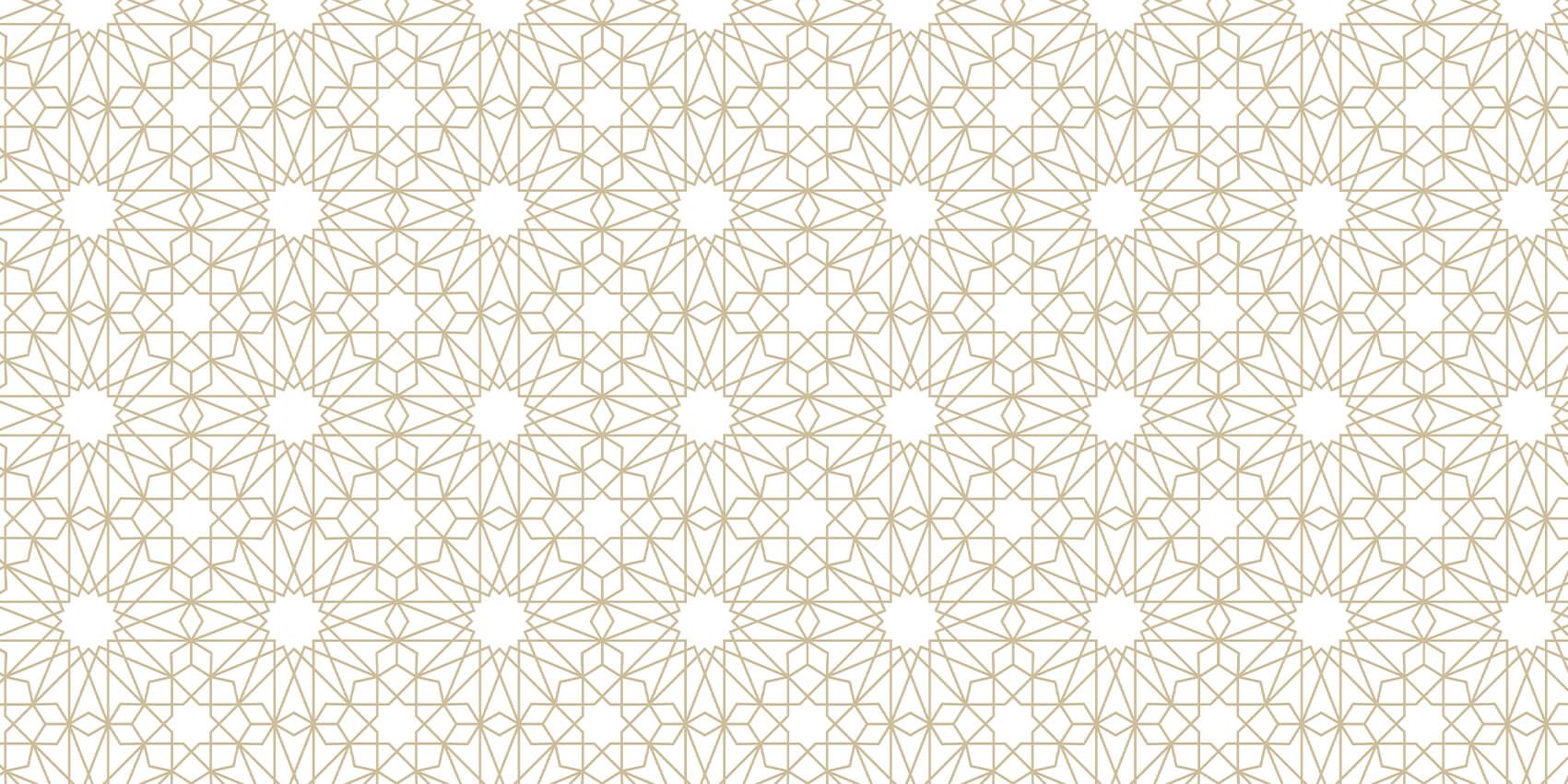 Motif Fleurs géométriques, blanches Motif Fleurs géométriques, blanches