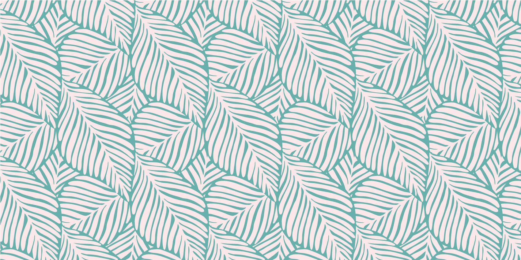 Motif Feuilles de couleur tropicale