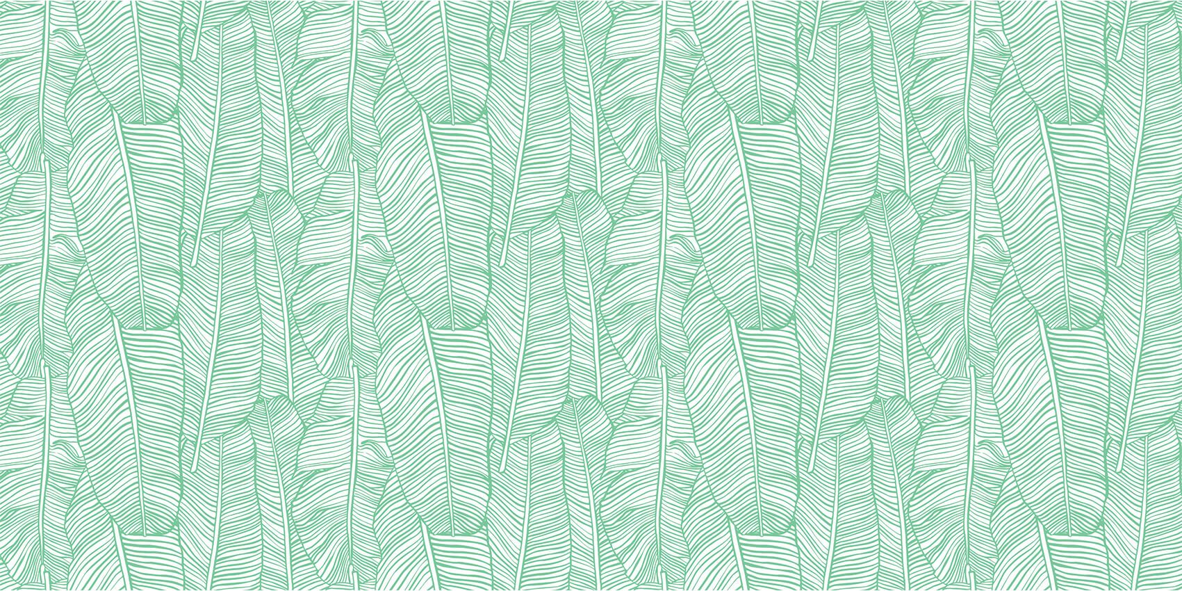 Motif de feuille vert