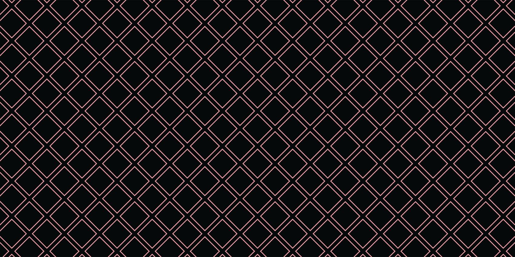Motif Carrés géométriques, noir