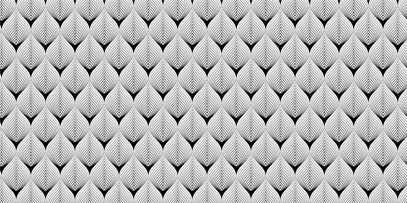 Motif Pétales de fleurs abstraites