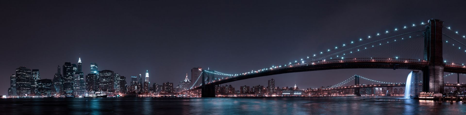 Manhattan Skyline and Brooklyn Bridge Manhattan Skyline and Brooklyn Bridge