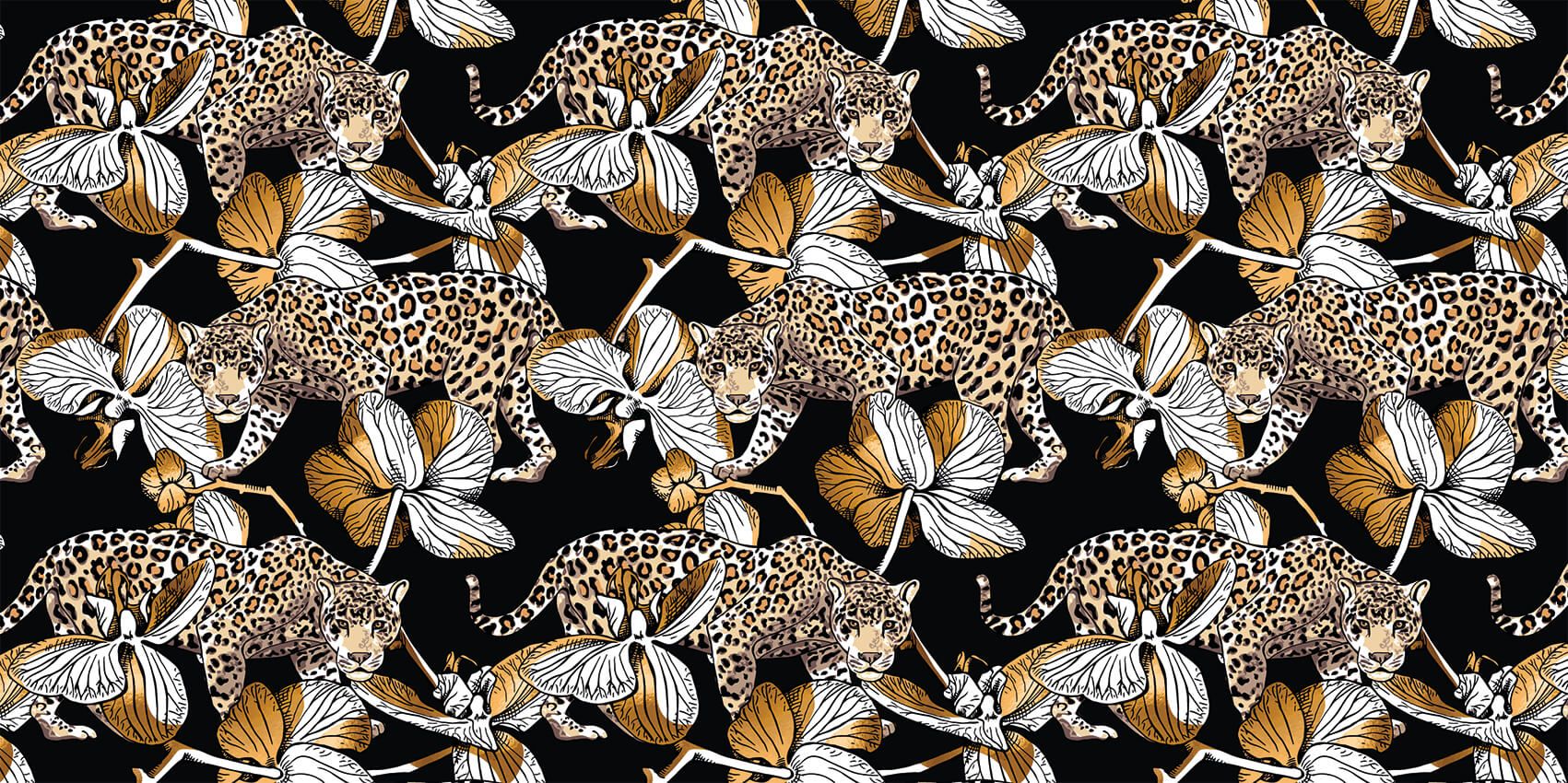 Jaguars et orchidées main product photo