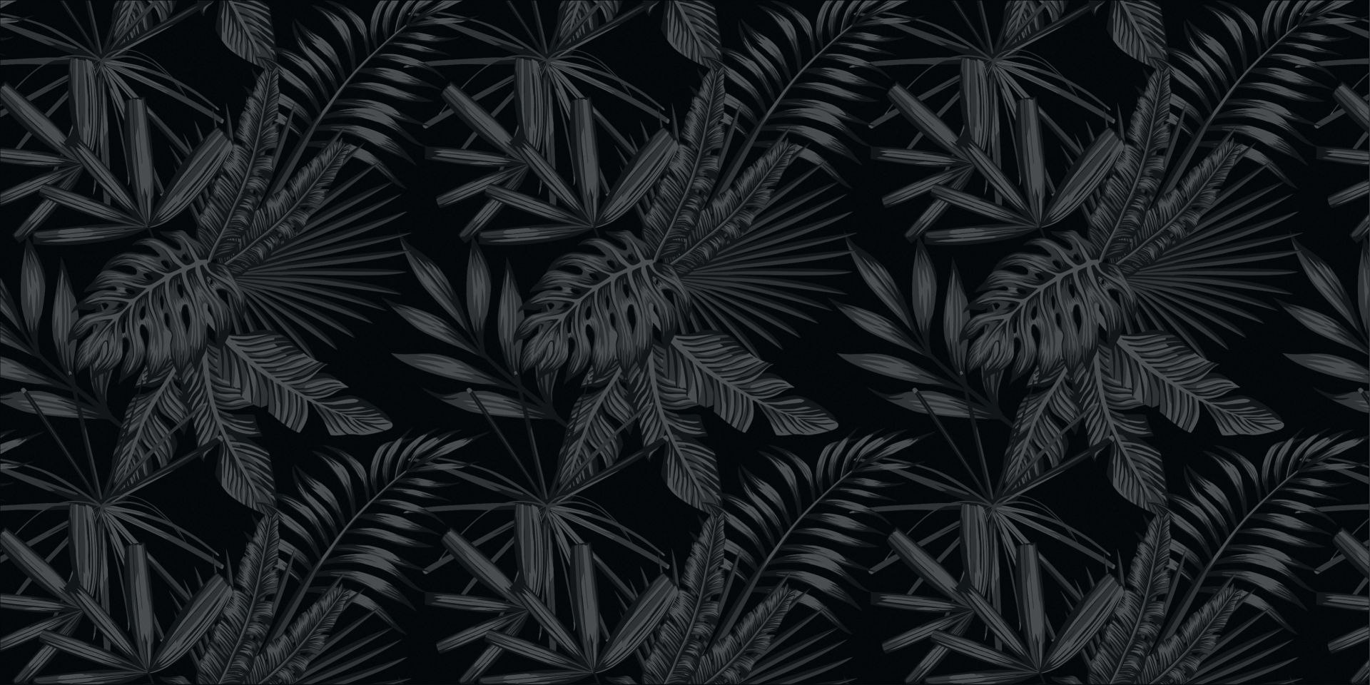 Feuilles noires tropicales main product photo