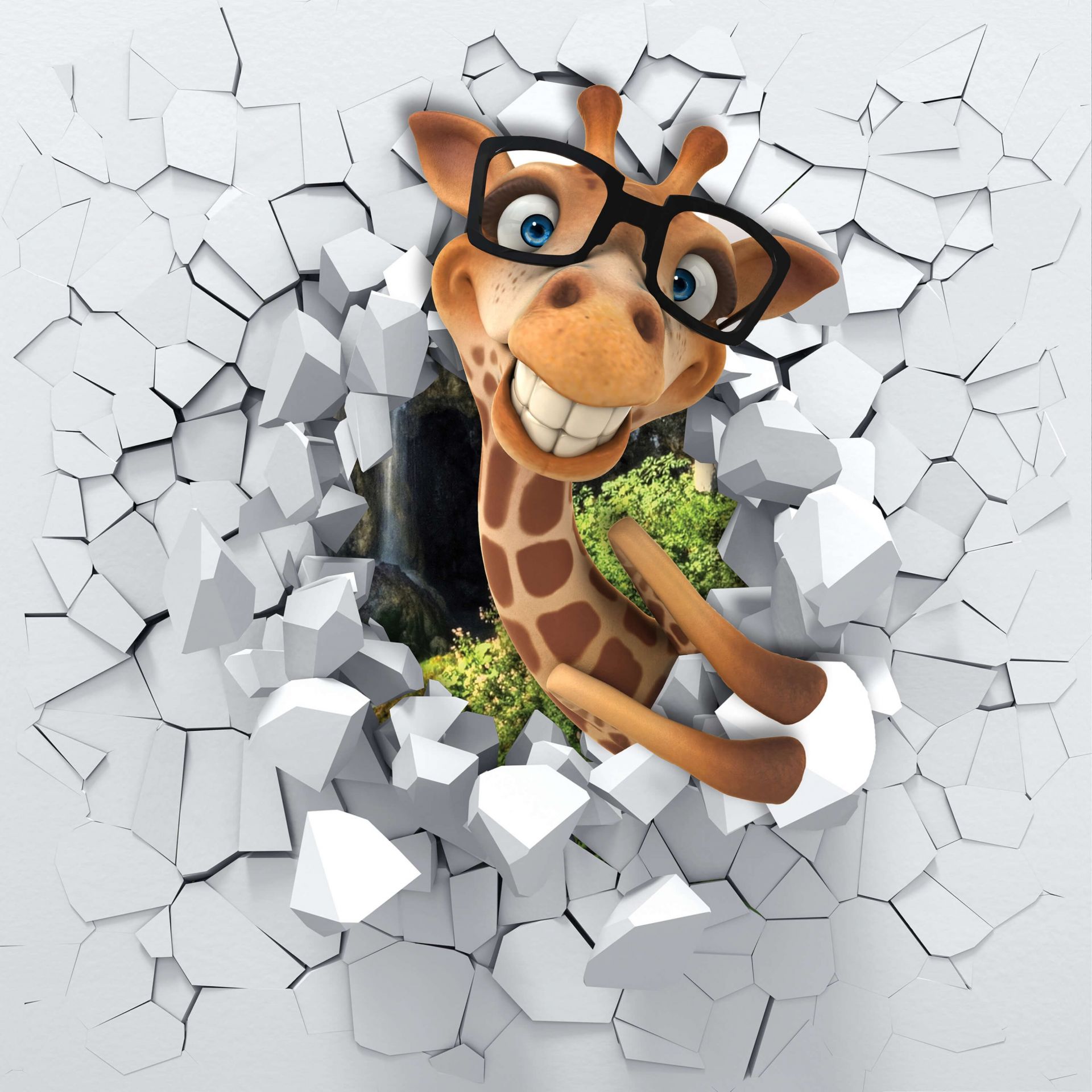 Drôle de girafe main product photo