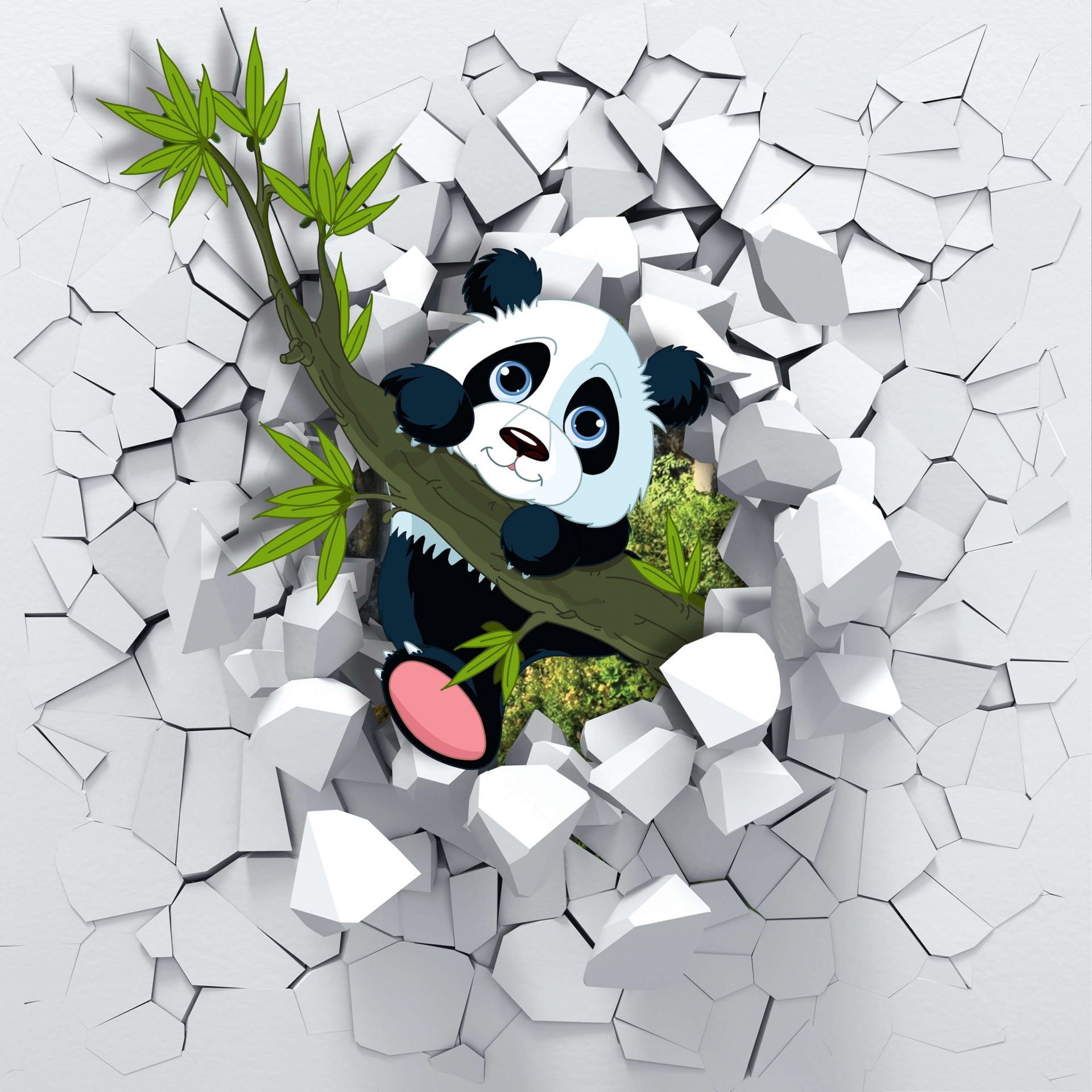 Un panda mignon main product photo