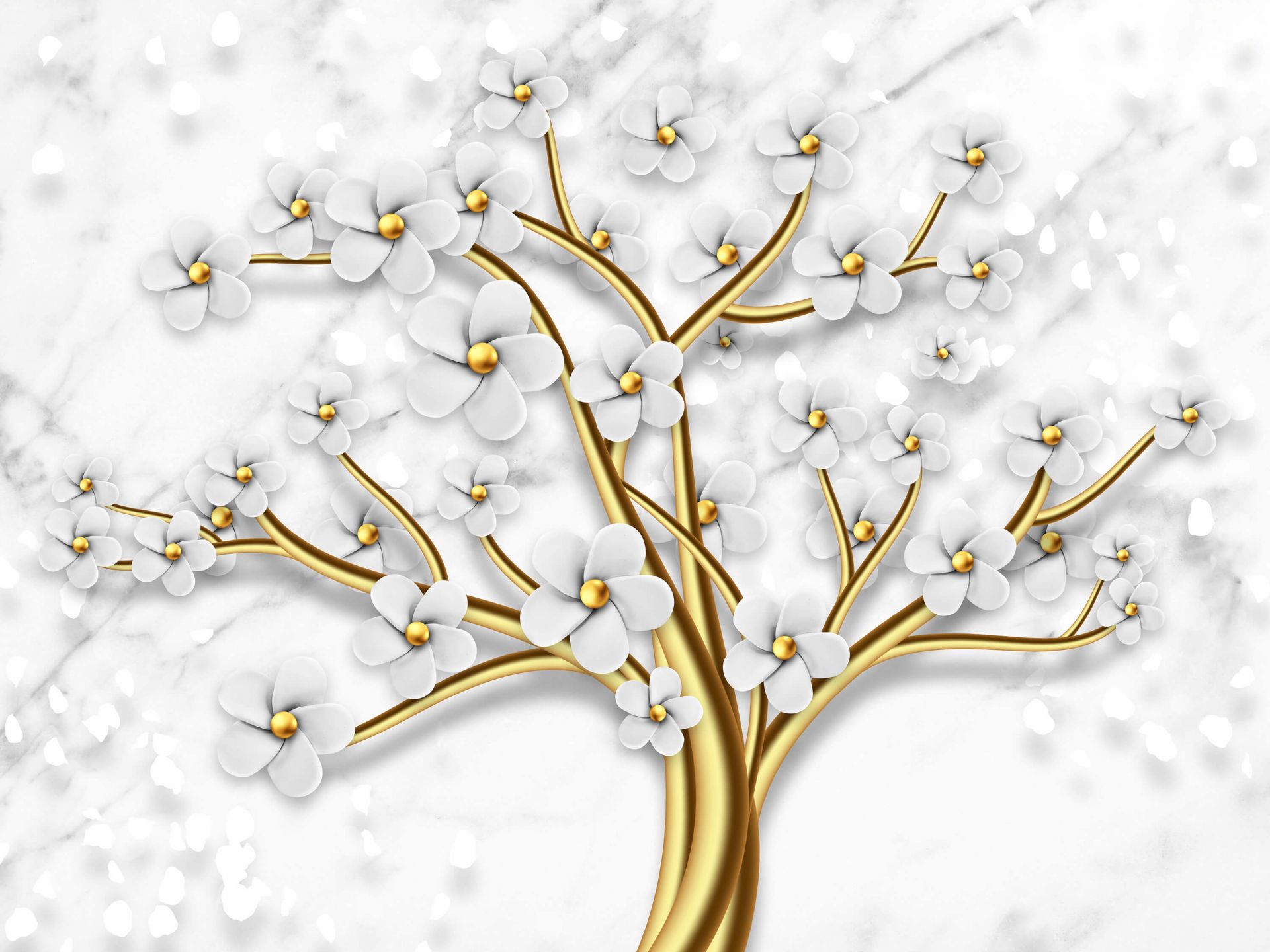 Arbre fleuri main product photo