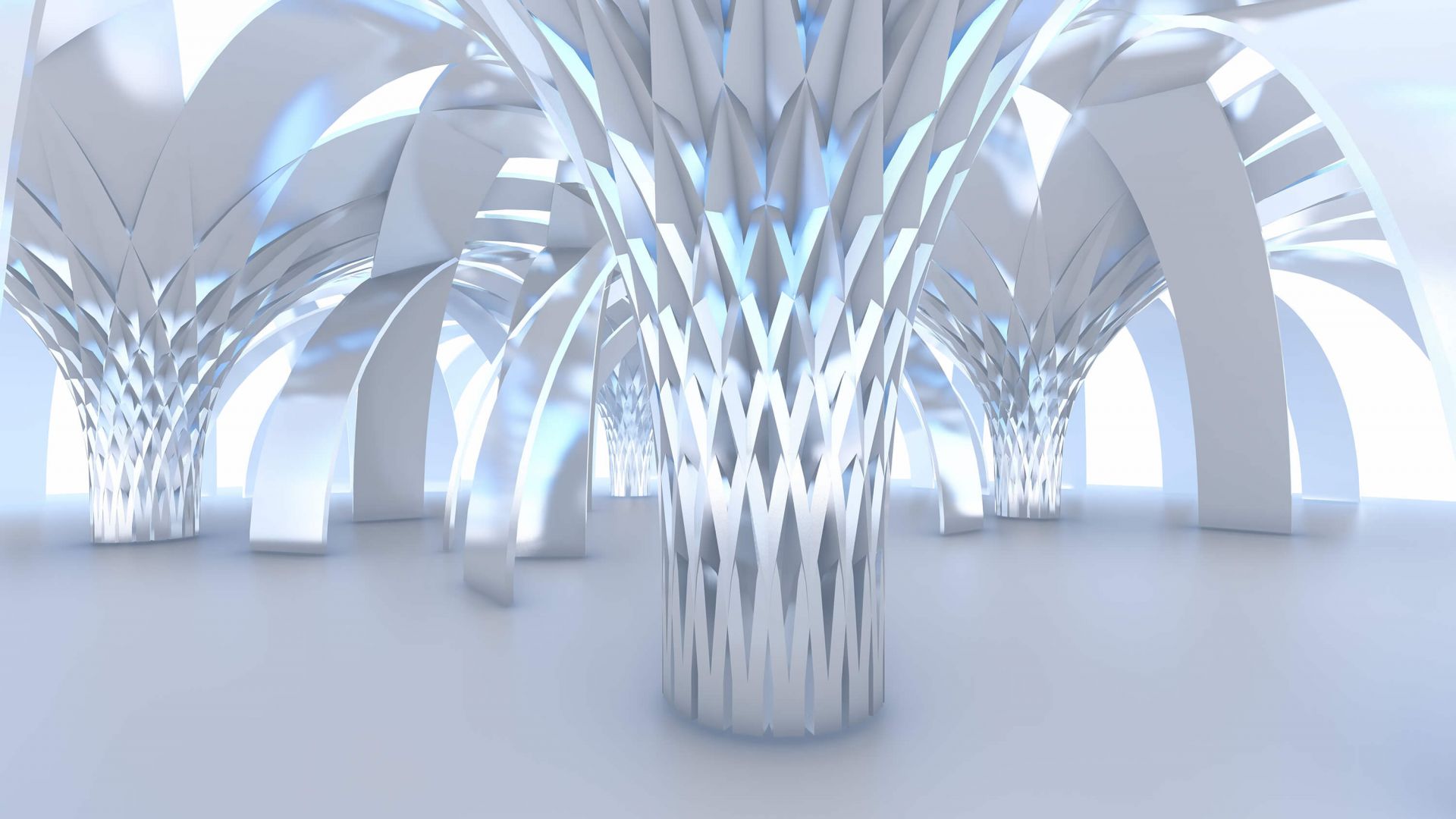Espace futuriste main product photo