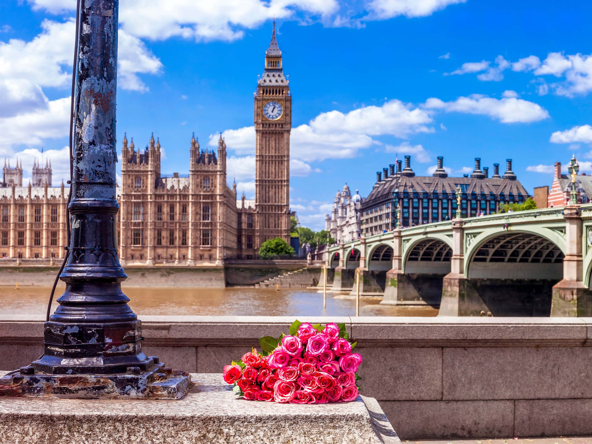 Un bouquet de roses à Londres Un bouquet de roses à Londres