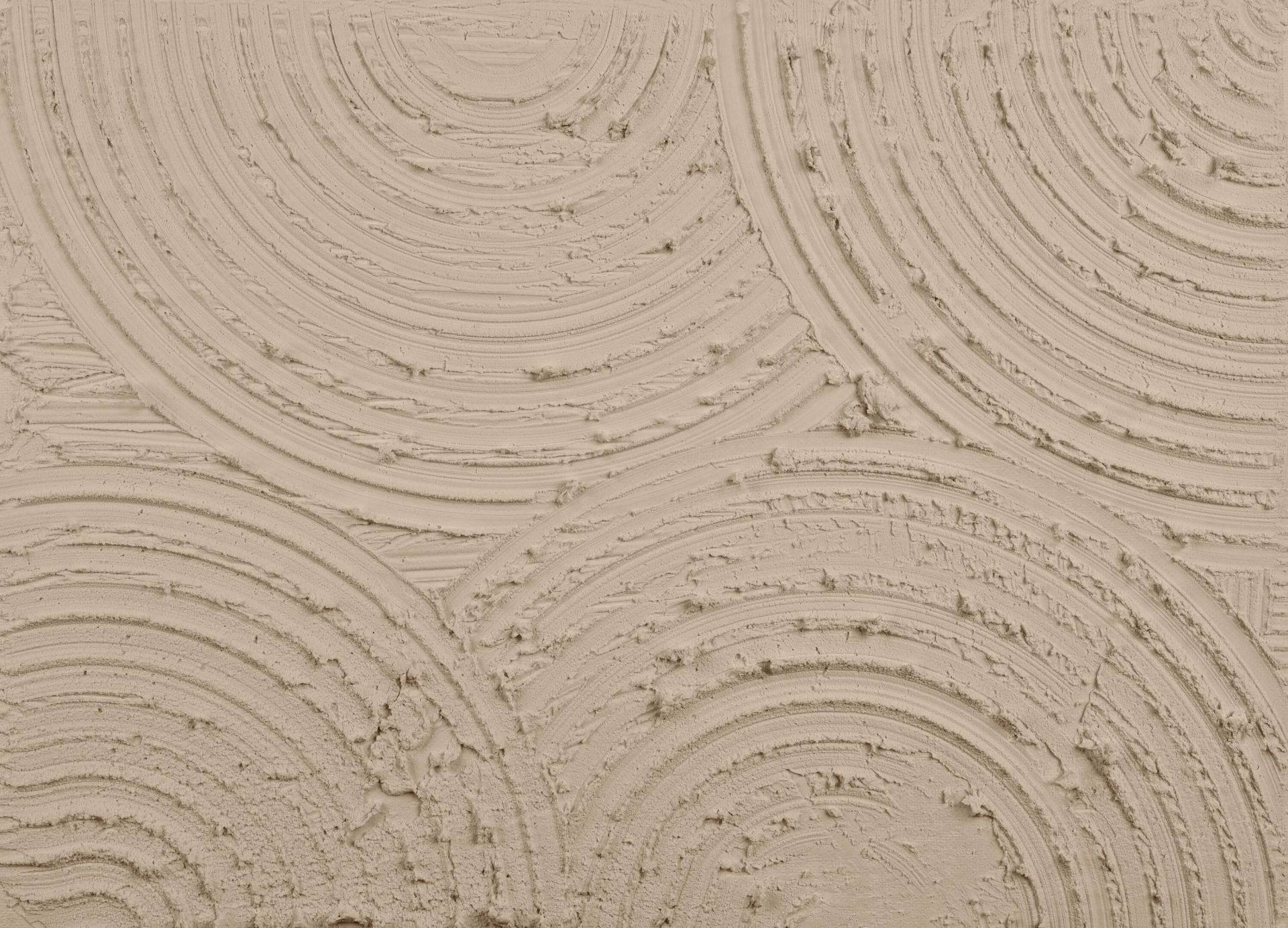 Cercles Zen avec structure en taupe