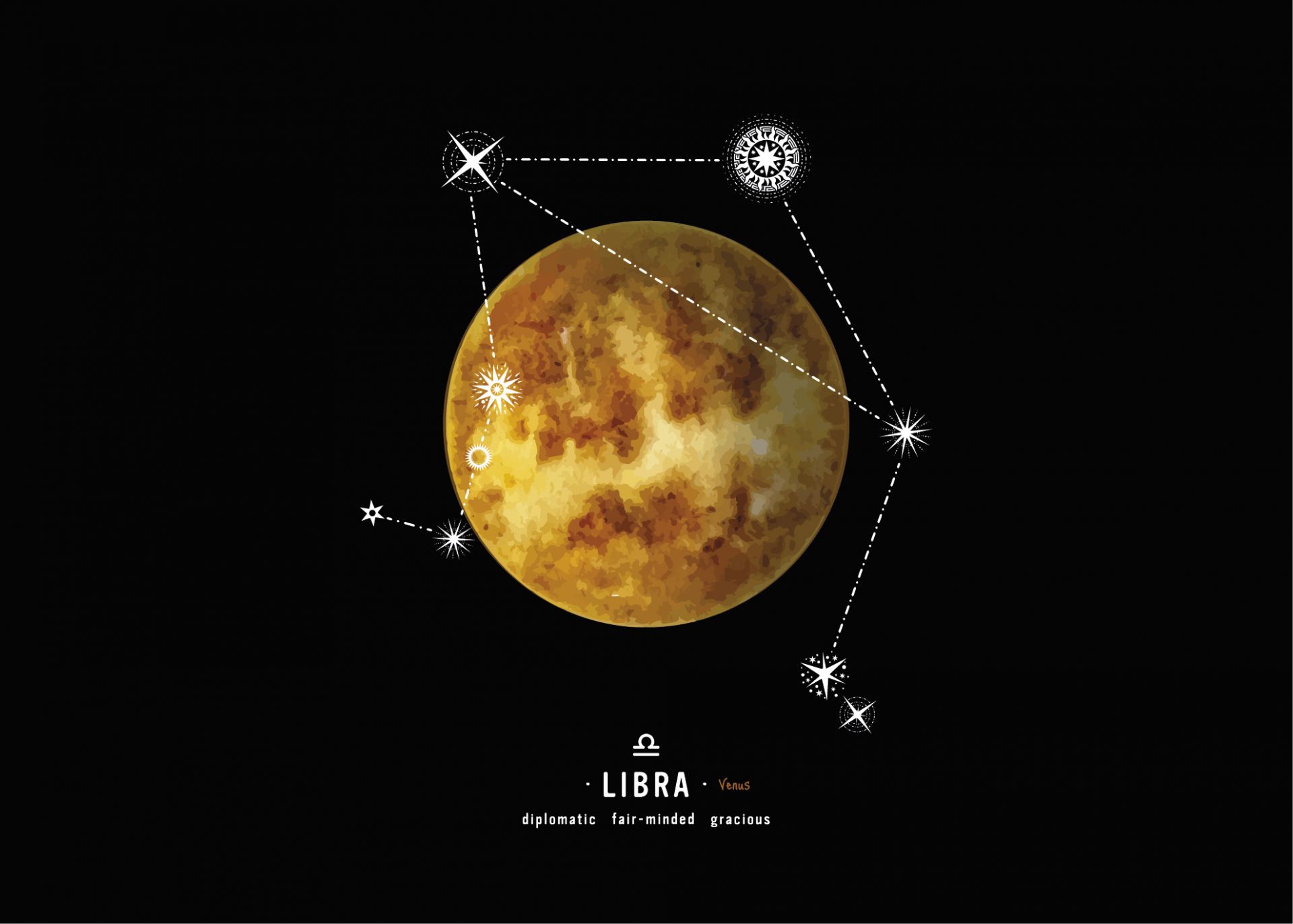 Planète Constellation de la Balance Planète Constellation de la Balance