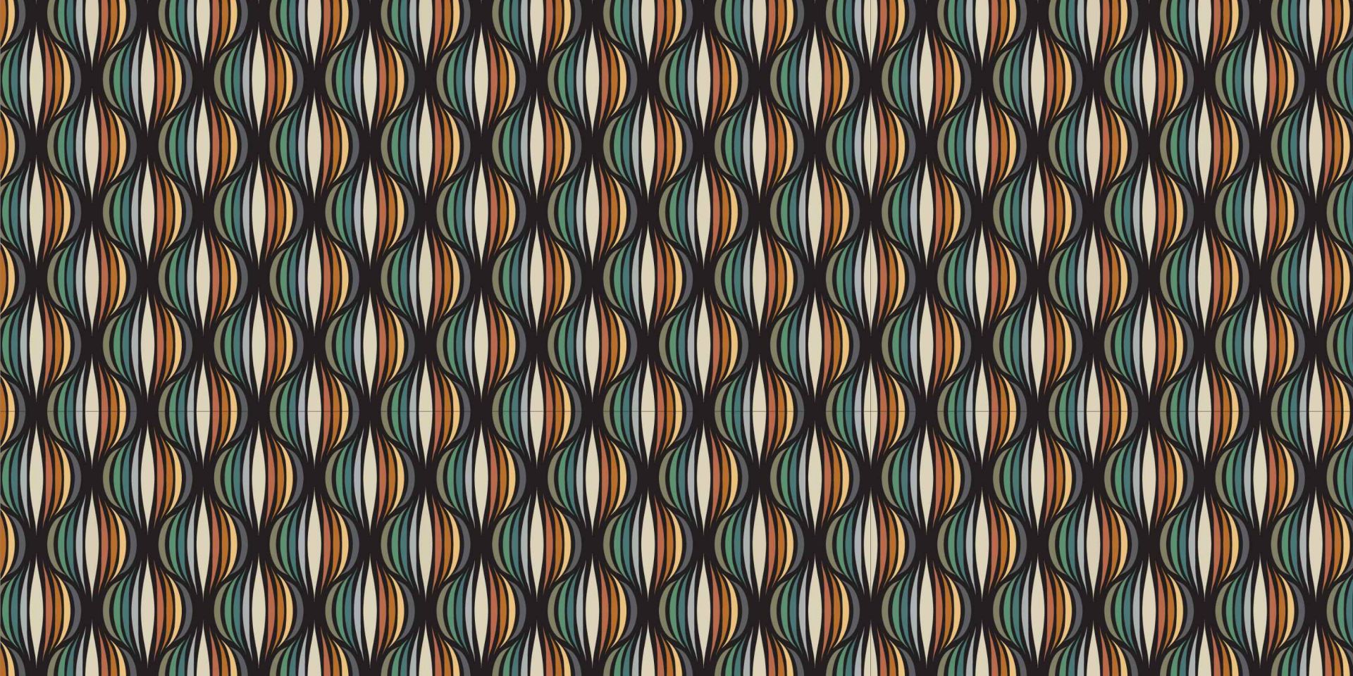 Motif de style rétro