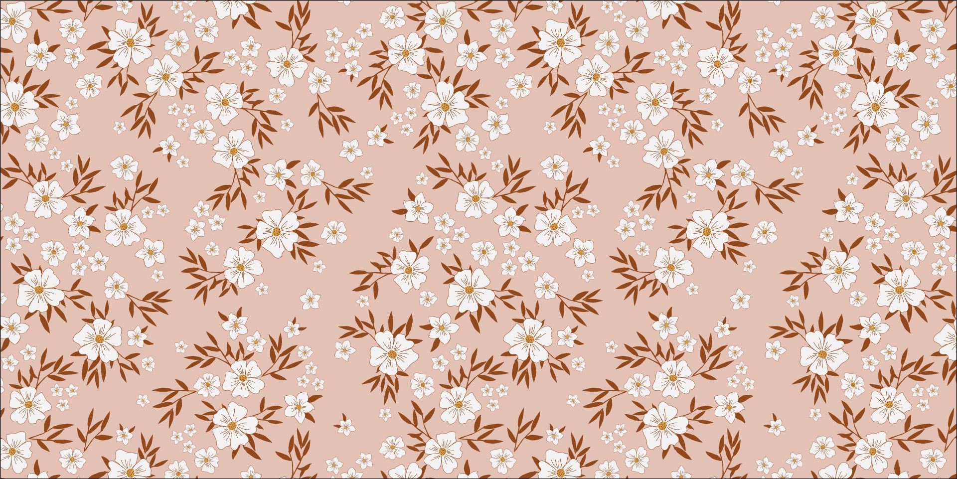 Fleurs avec feuilles