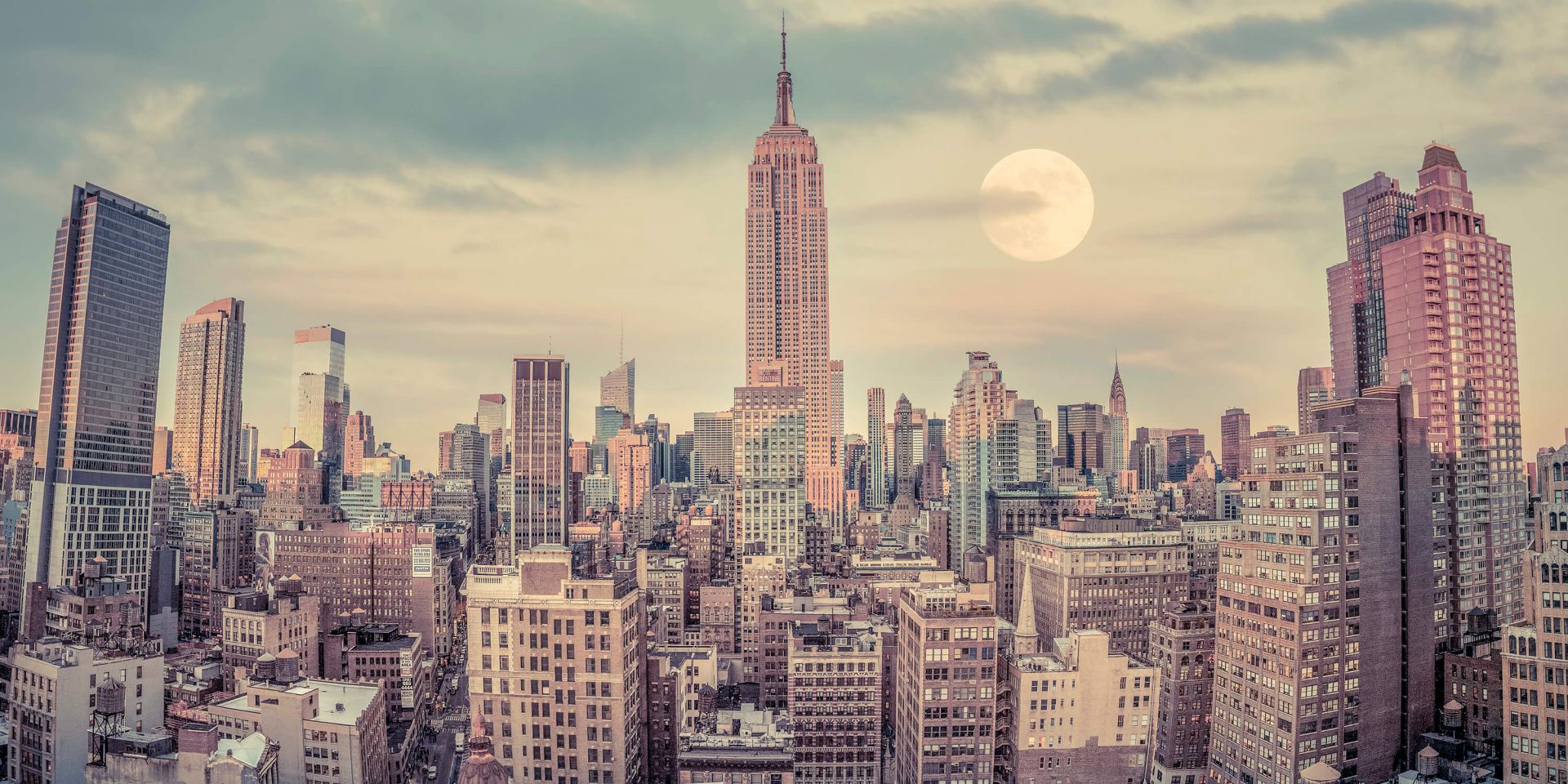 Empire State Building avec Manhattan Empire State Building avec Manhattan