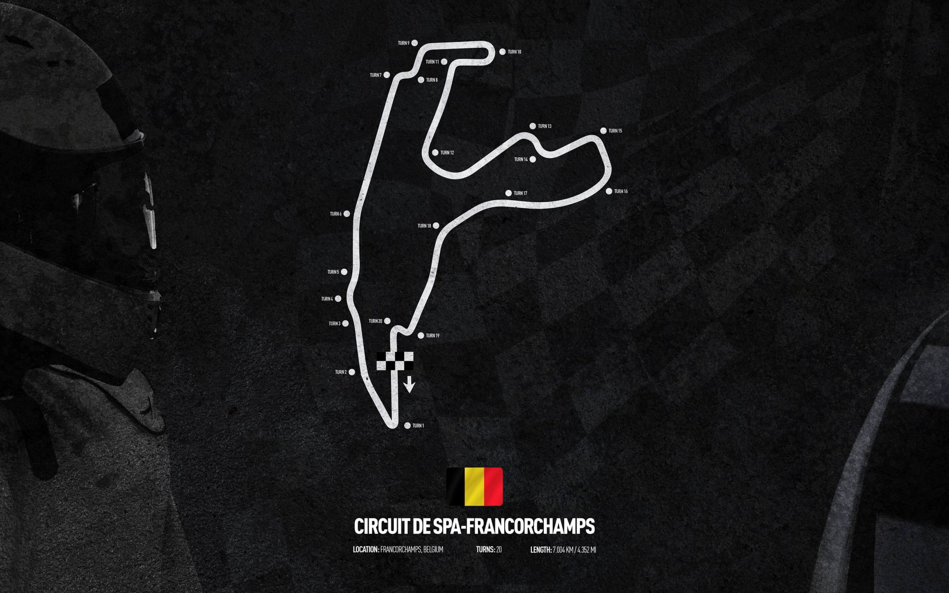 Circuit de Formule 1 - Spa-Francorchamps - Belgique main product photo