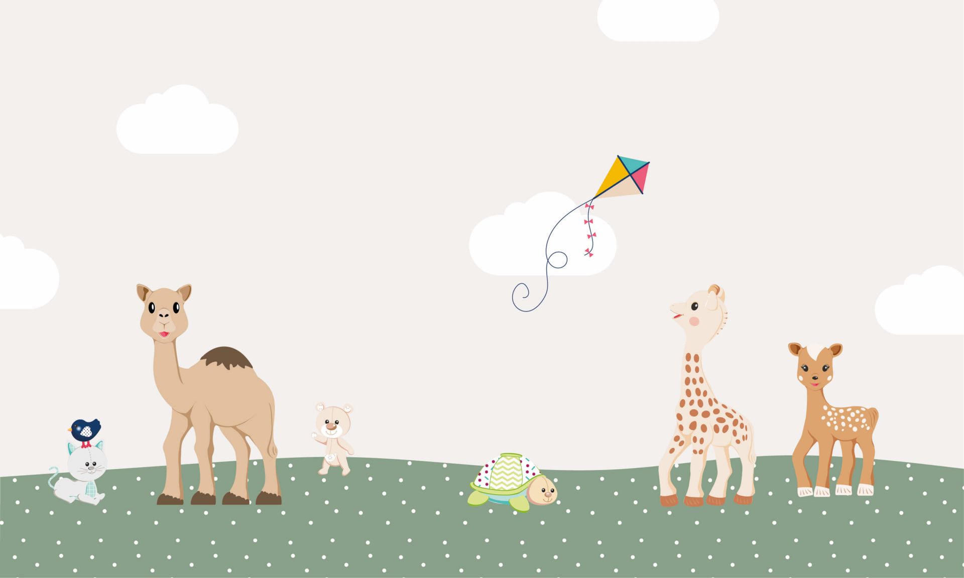 Sophie la girafe® avec ses amis main product photo