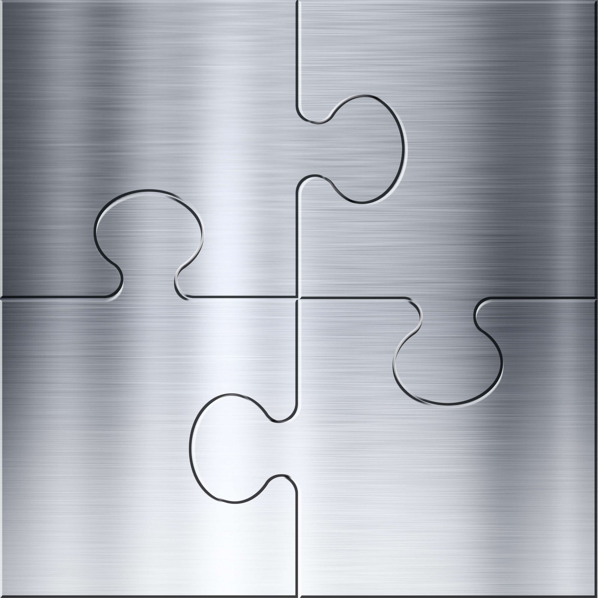 Puzzle en métal main product photo