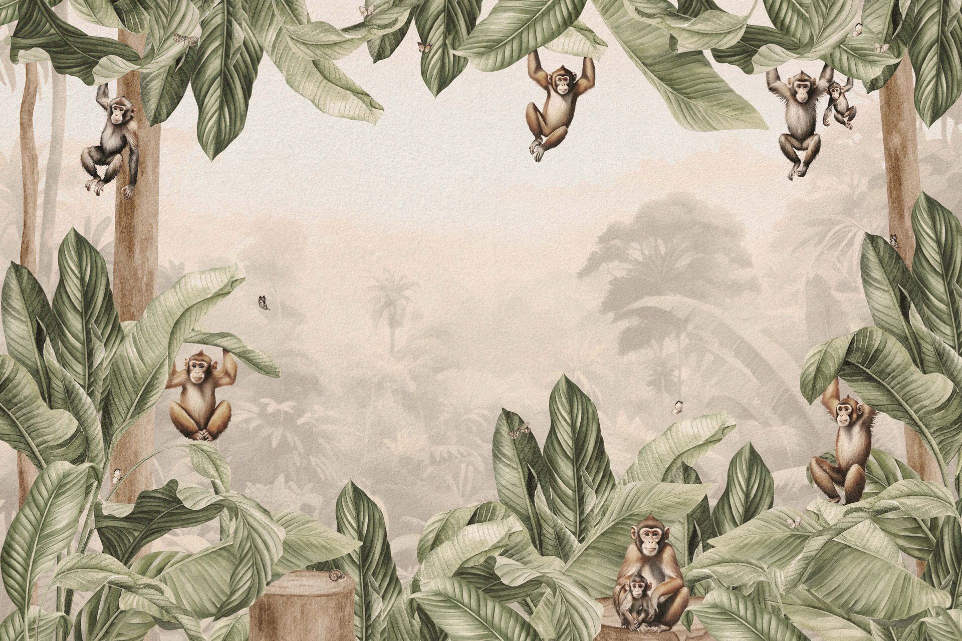 Paysage de singes Paysage de singes
