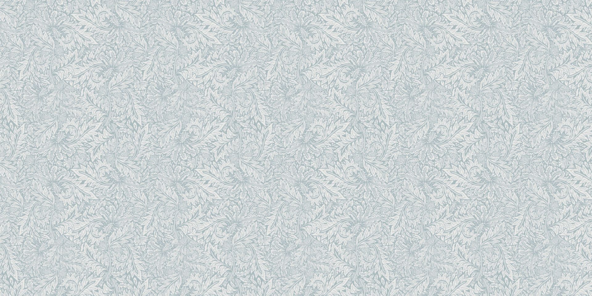 Morris Florals & Leaves - bleu poudré