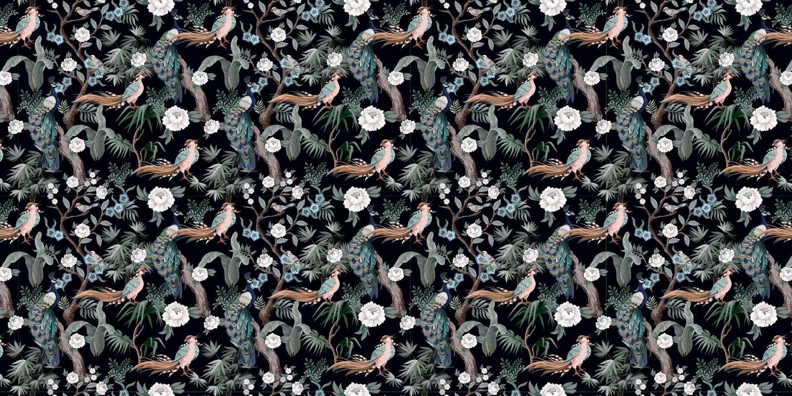 Paon en floraison nocturne