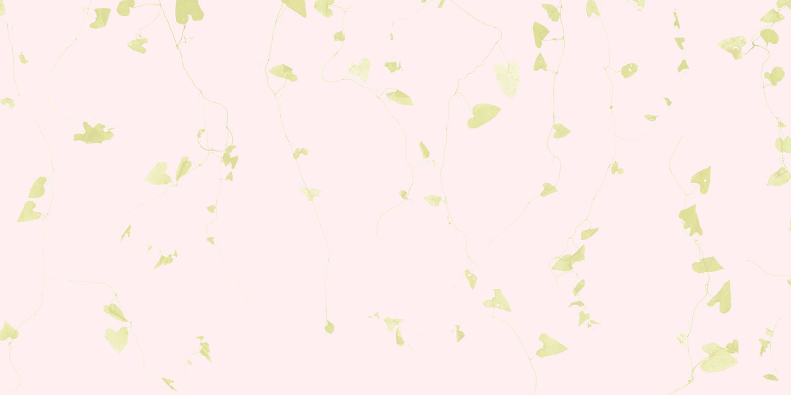 Feuilles de tilleul - rose poudré