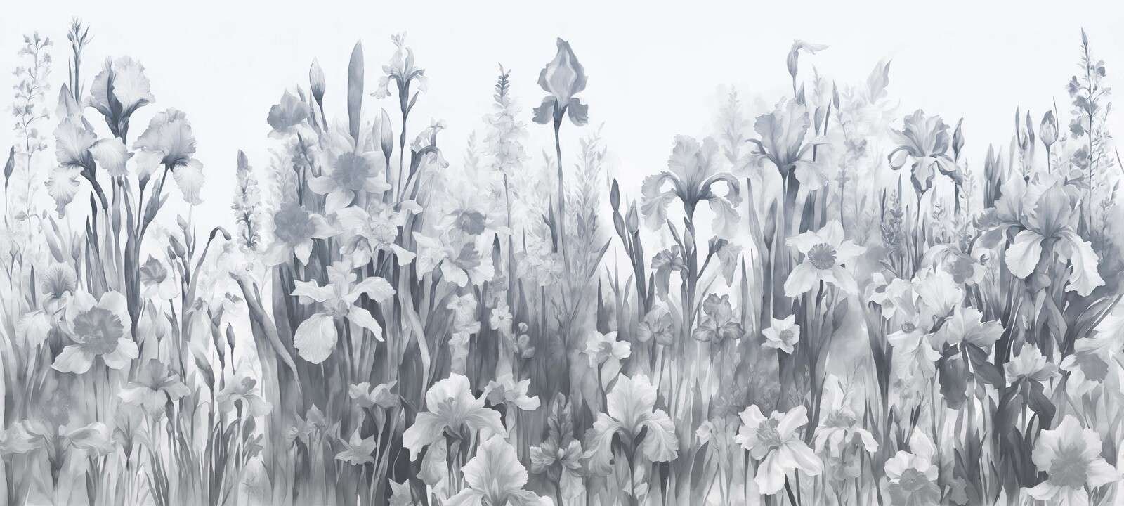 Printemps parfumé - bleu marine