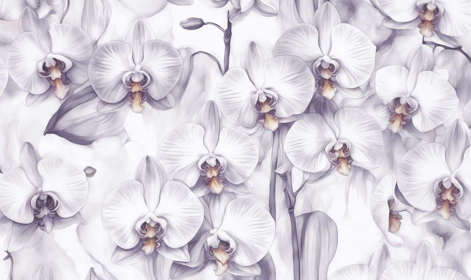 Paradis des orchidées violet