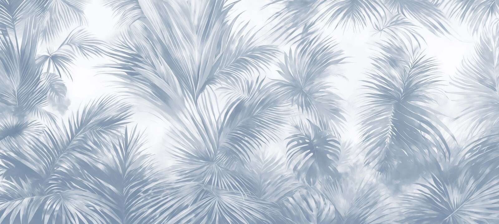 Palm Extravaganza Bleu