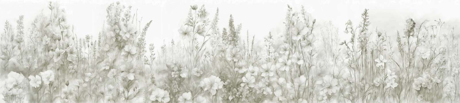 Jardin anglais tendre - vert menthe