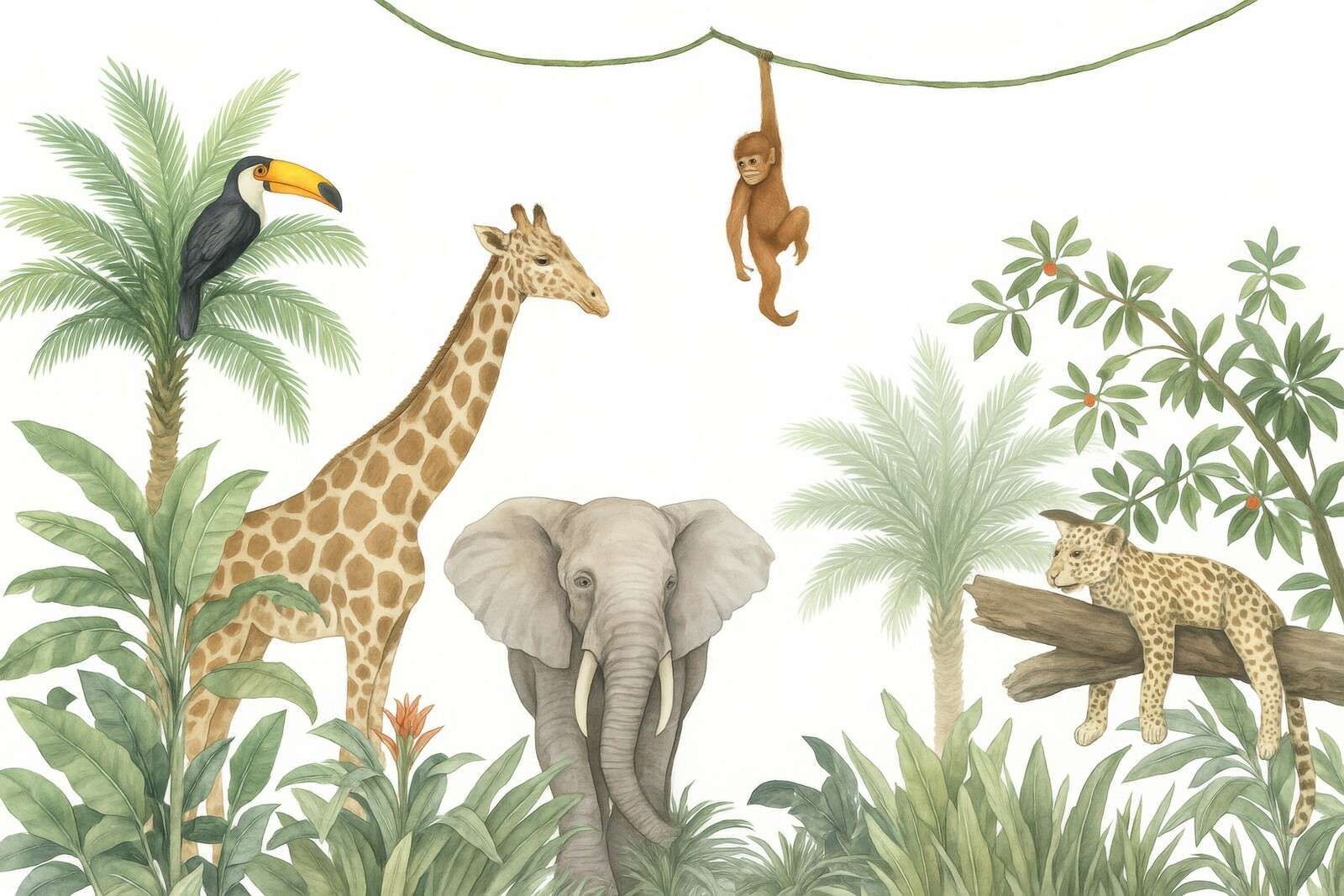 Vrais amis de la jungle