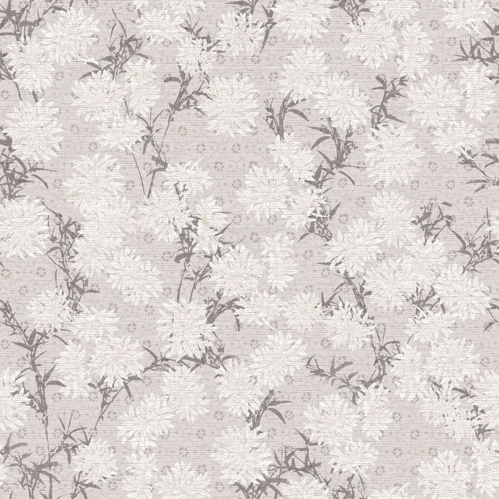 Chrysanthèmes dans des tons greige doux