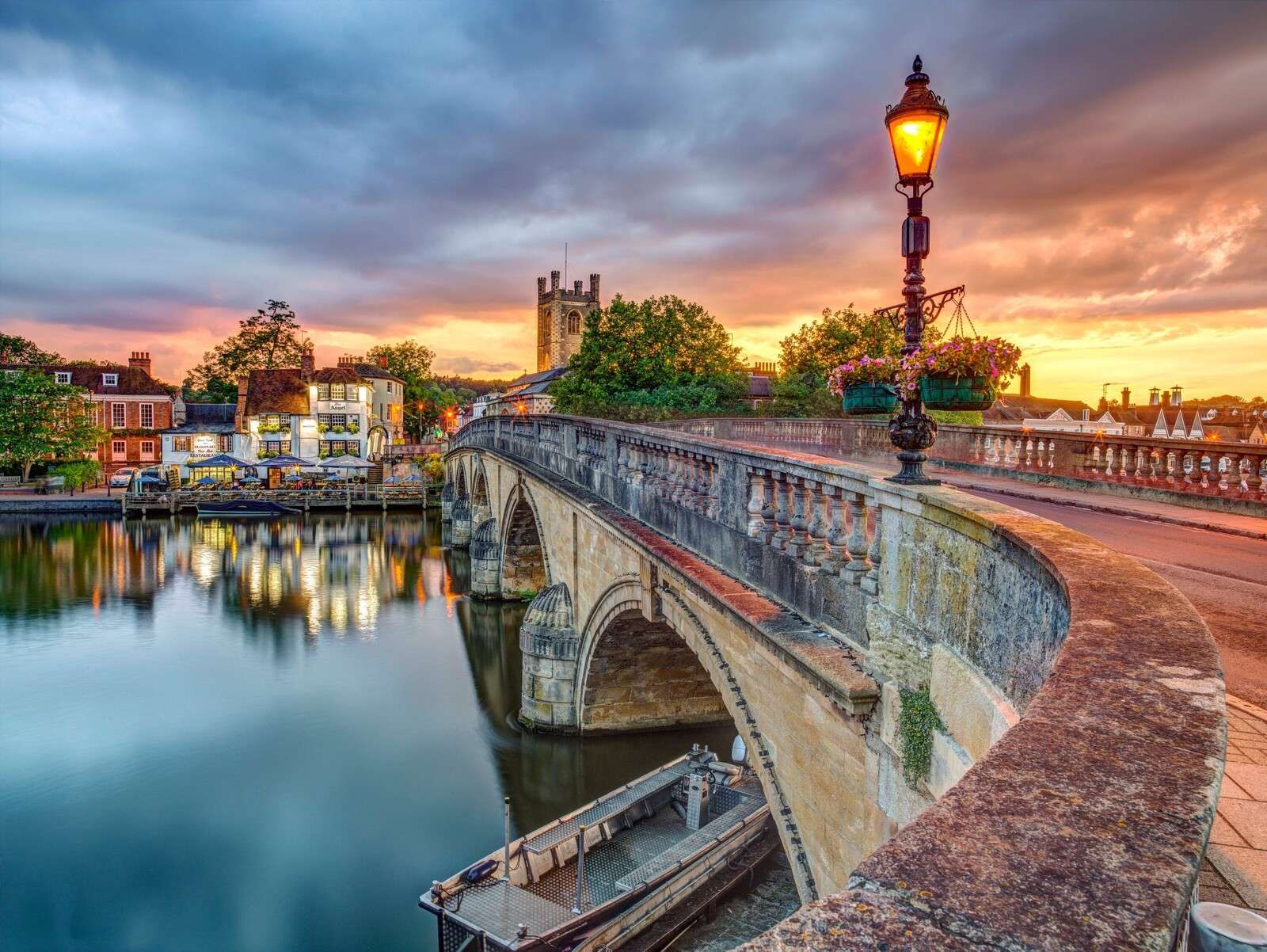 Pont sur la Tamise, Henley, Oxfordshire, Royaume-Uni