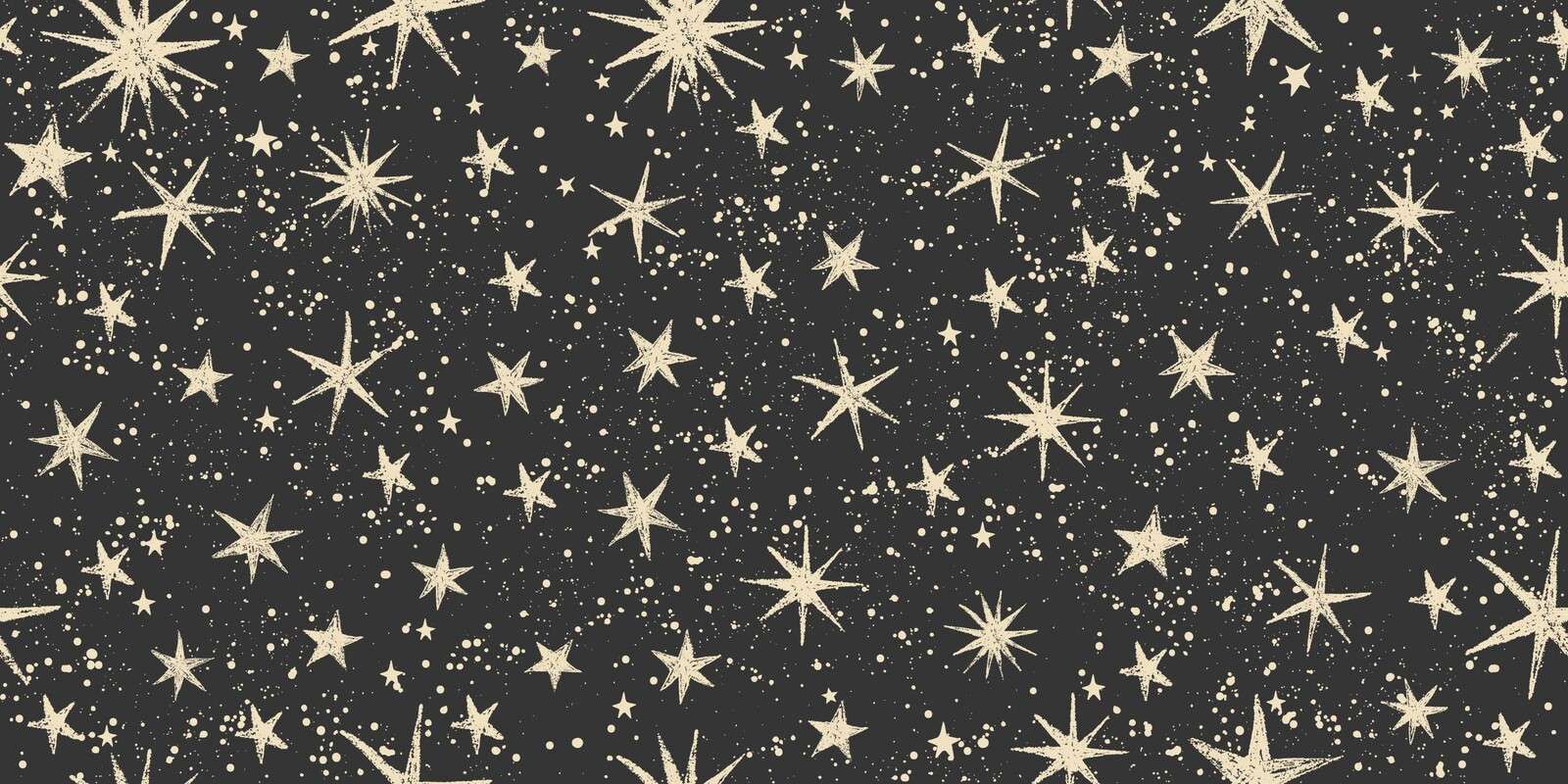 Nuit étoilée vintage scintillante