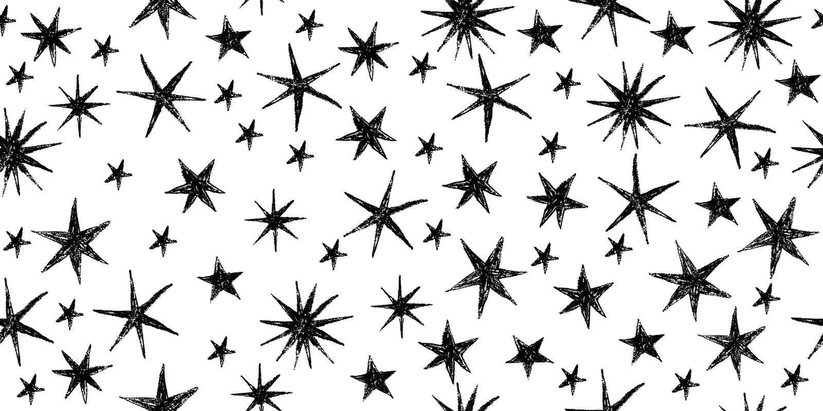 Ciel étoilé noir et ludique