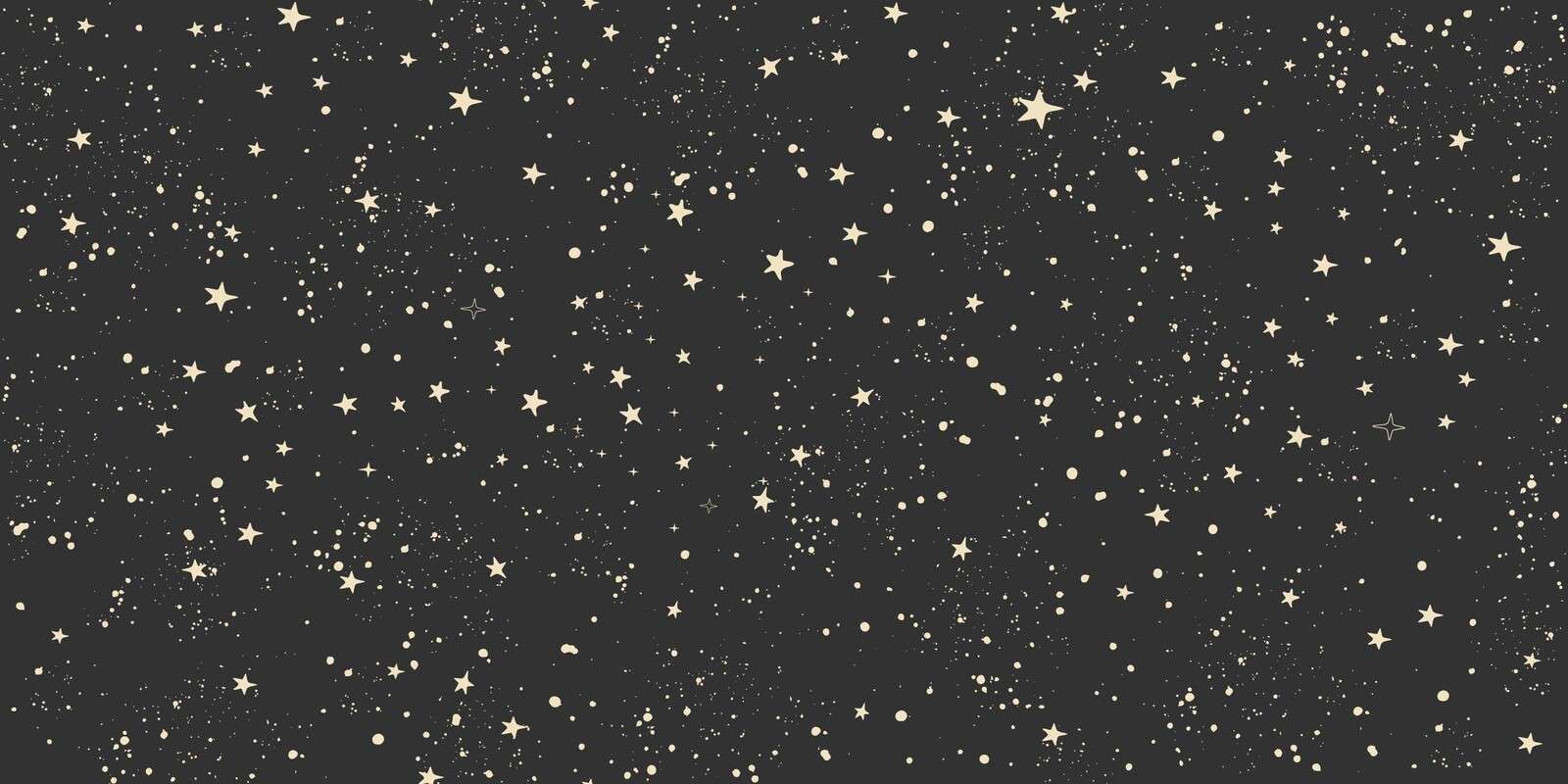 Doux champ d'étoiles dans la nuit noire