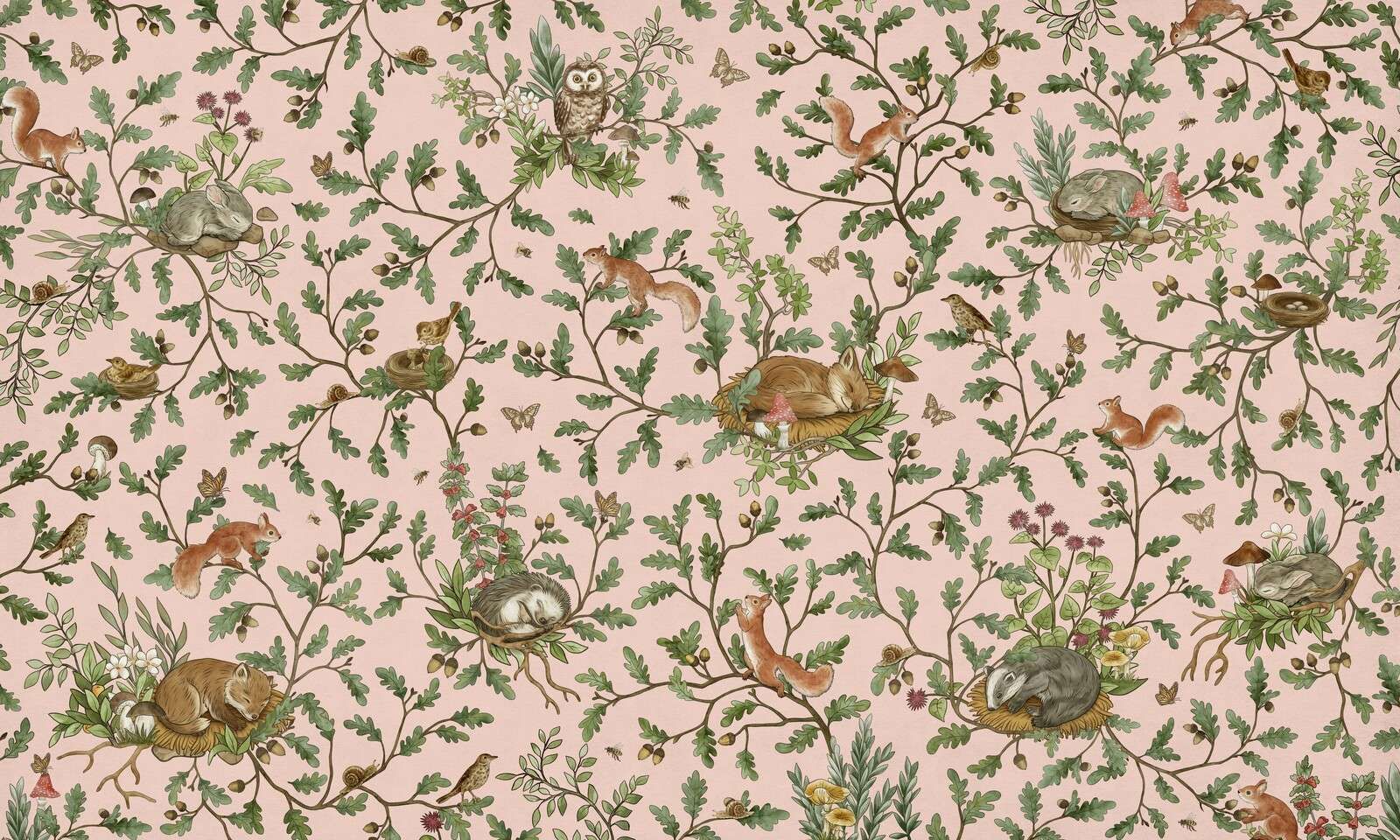 Playful Woods - Pink