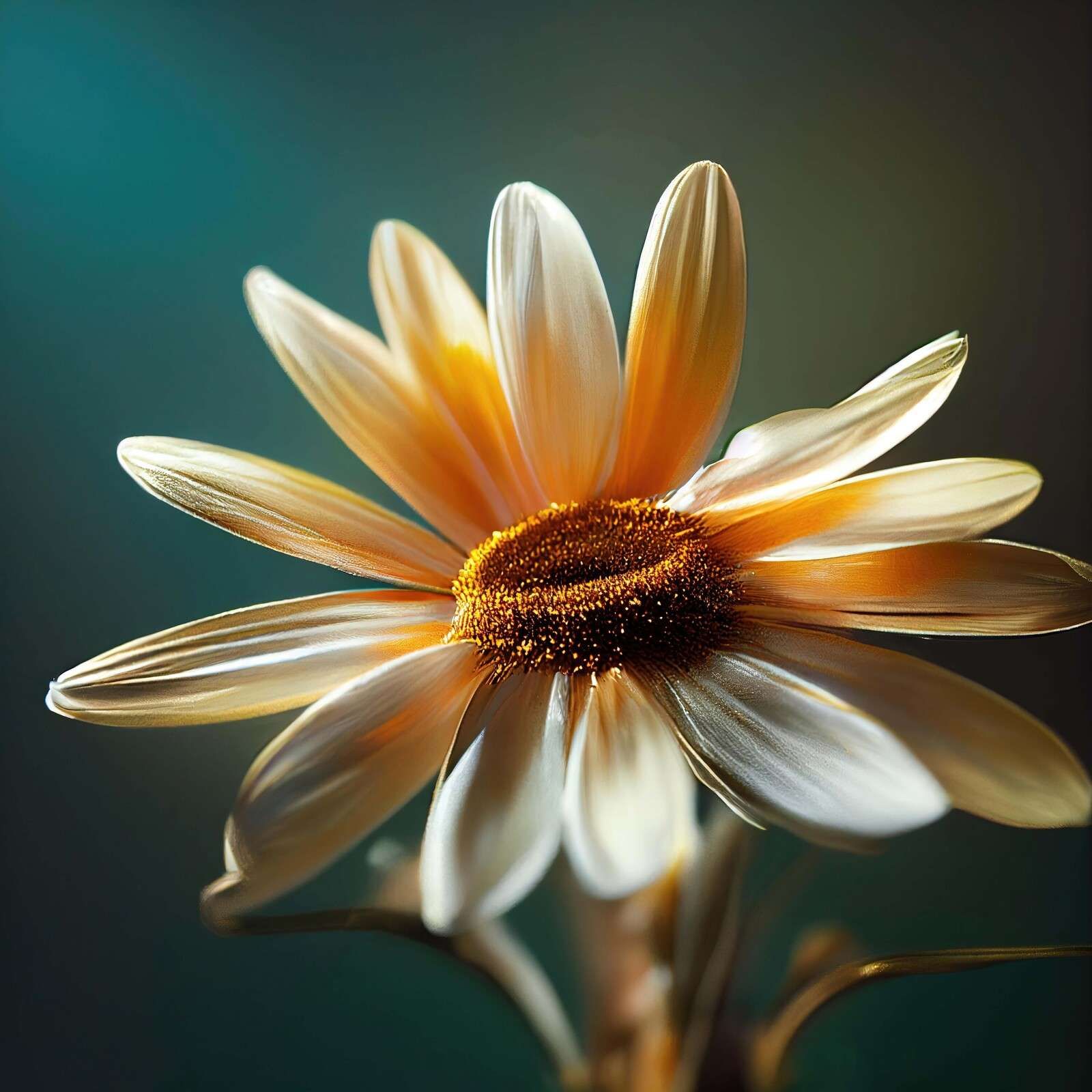 Fleur de marguerite macro 1