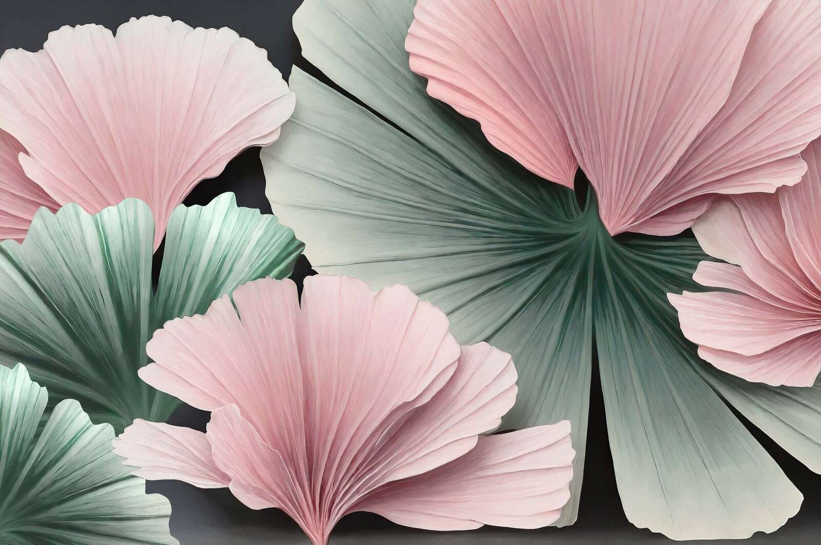 Des pétales de fleurs douces en pastel.