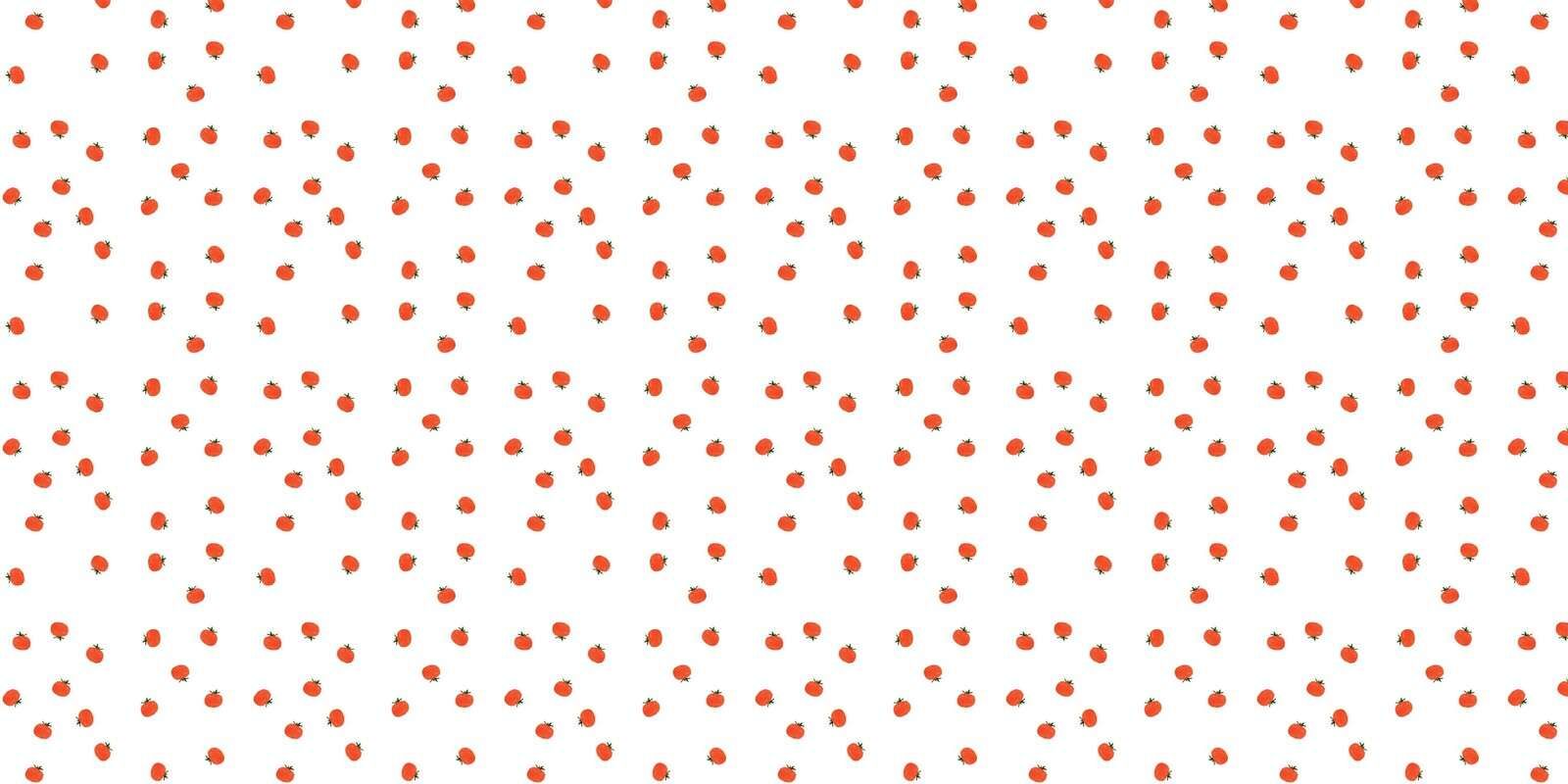 motif de tomates sur fond blanc