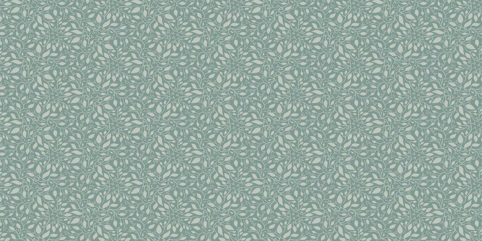 Feuilles gracieuses en vert sauge