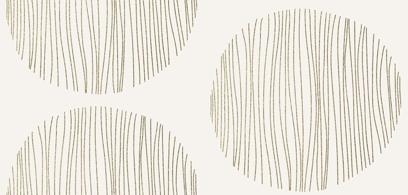 Moment Doré Sérénité Cercle Tableau