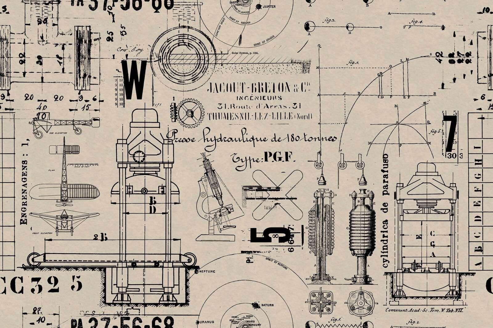 construction historique et technologie beige
